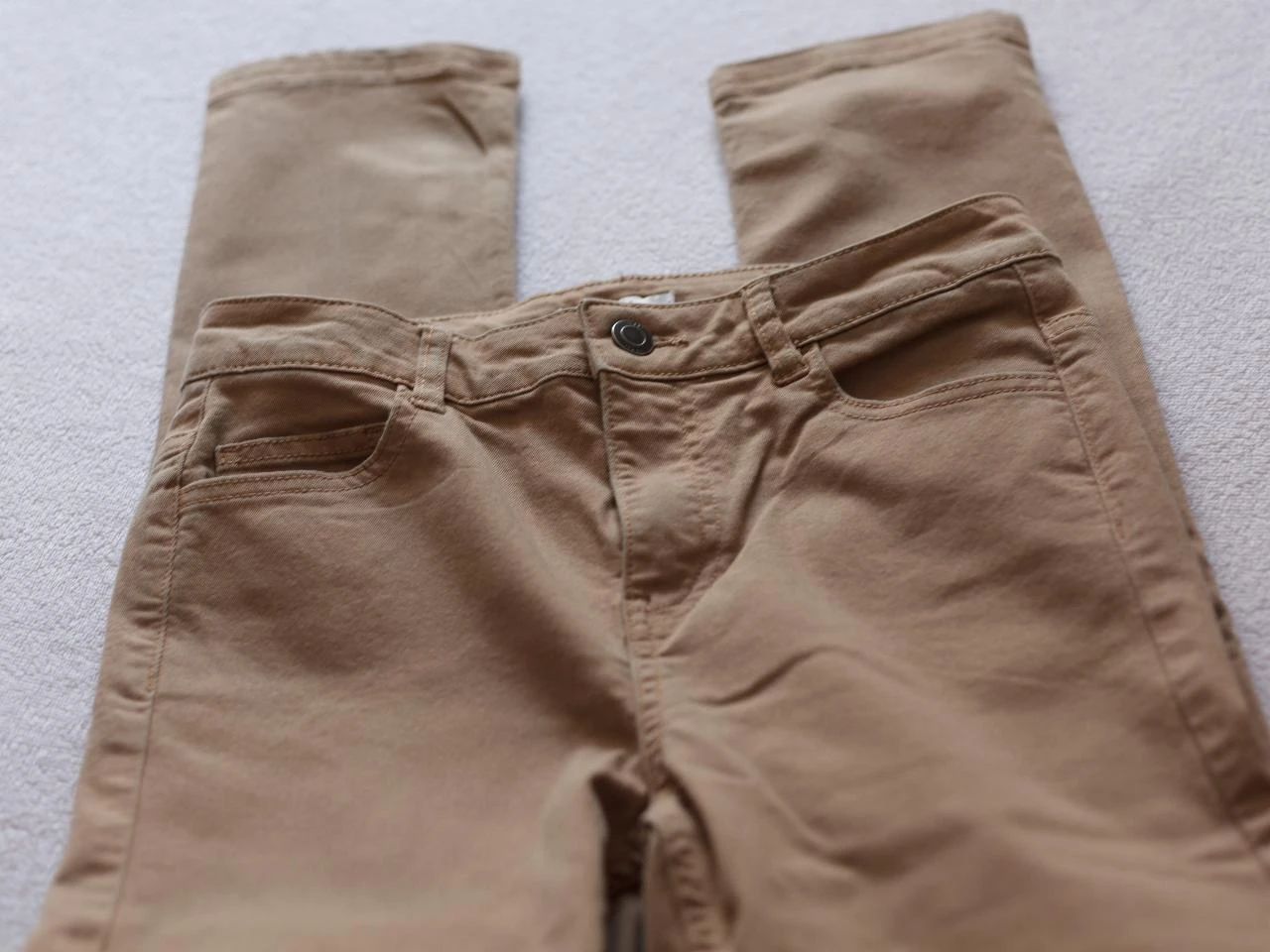 Women's beige slim fit pants size 34 - New - La halle – photo 5